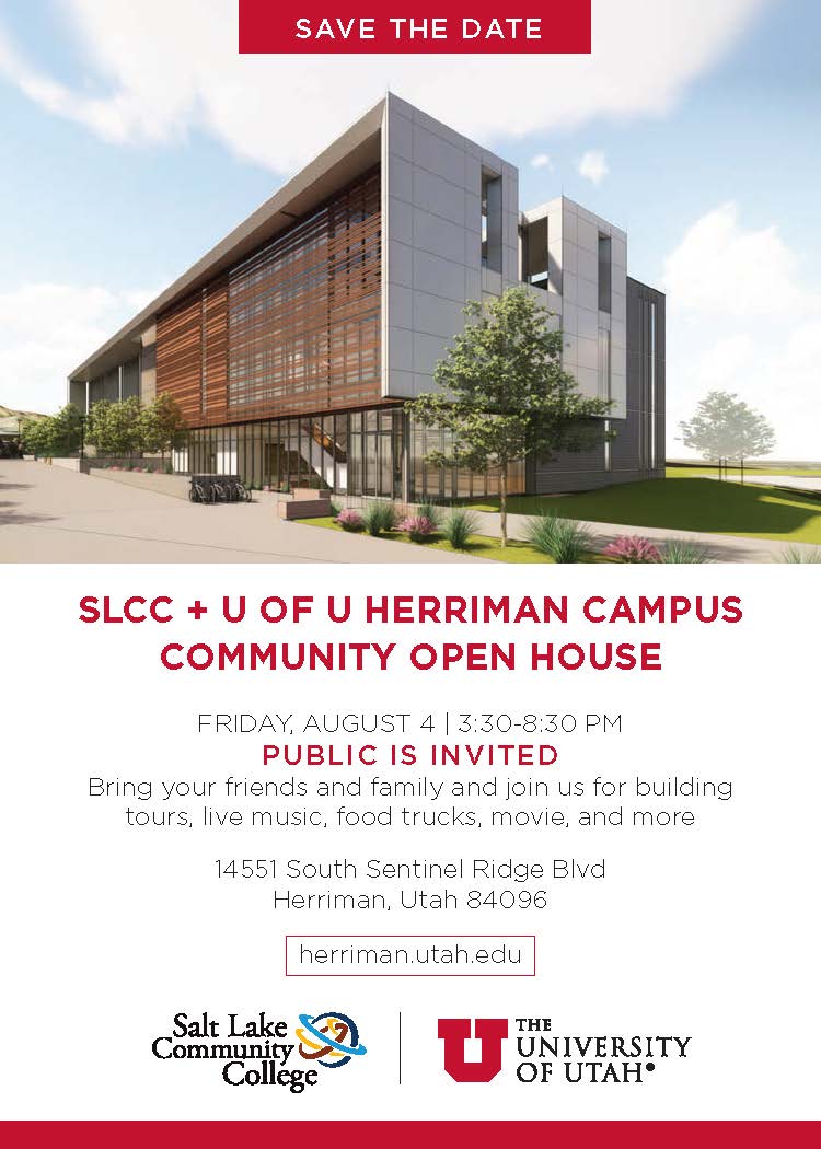 image of slcc herriman announcement flyer