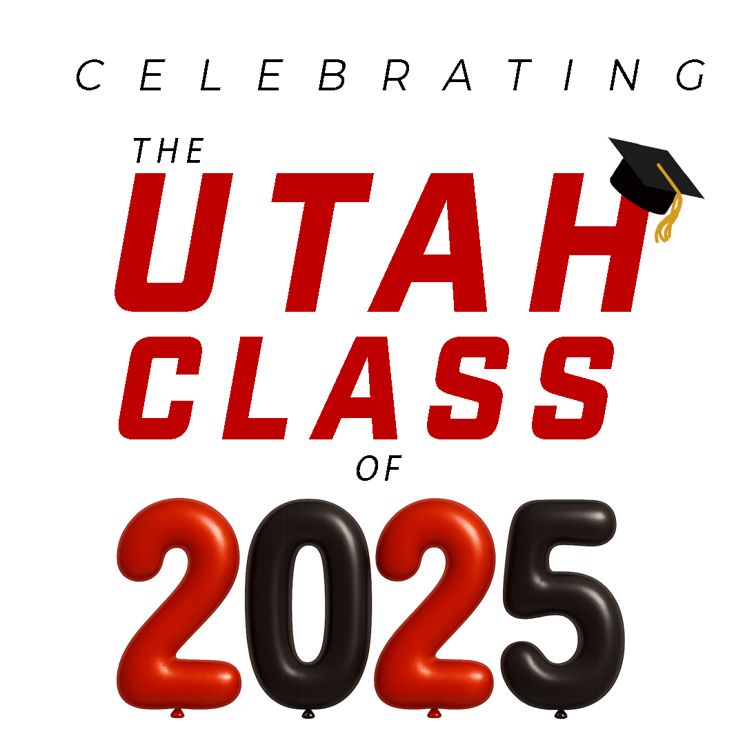 Celebrating the class of 2025 graduation graphic.